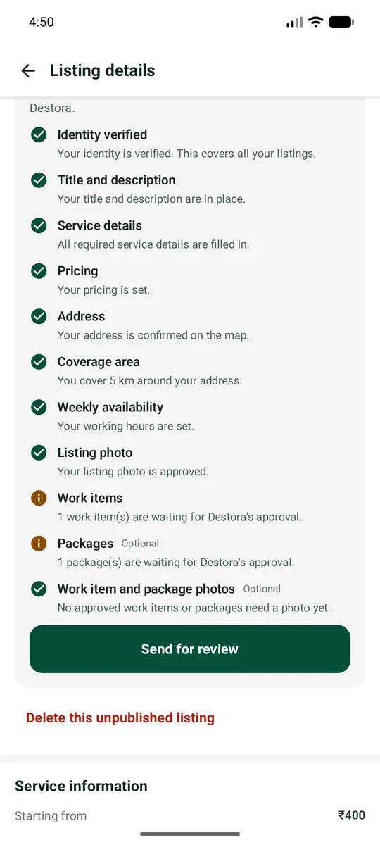 The checklist